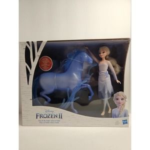 Disney Frozen 2 Elsa Fashion Doll and Nokk Figure Playset by Hasbro